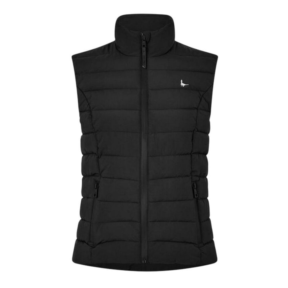 Jack Wills Womens/Ladies Polyester Lightweight Vest / Black
